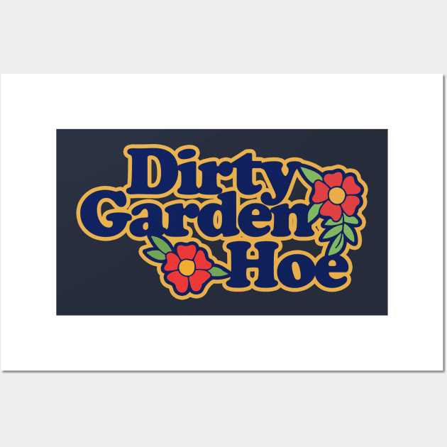 Retro Dirty Garden Hoe Wall Art by bubbsnugg